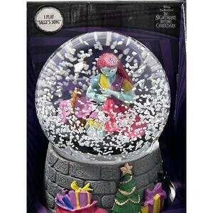Nightmare‎ Before Christmas Sally’s Song Musical Snomotion Waterglobe Decor